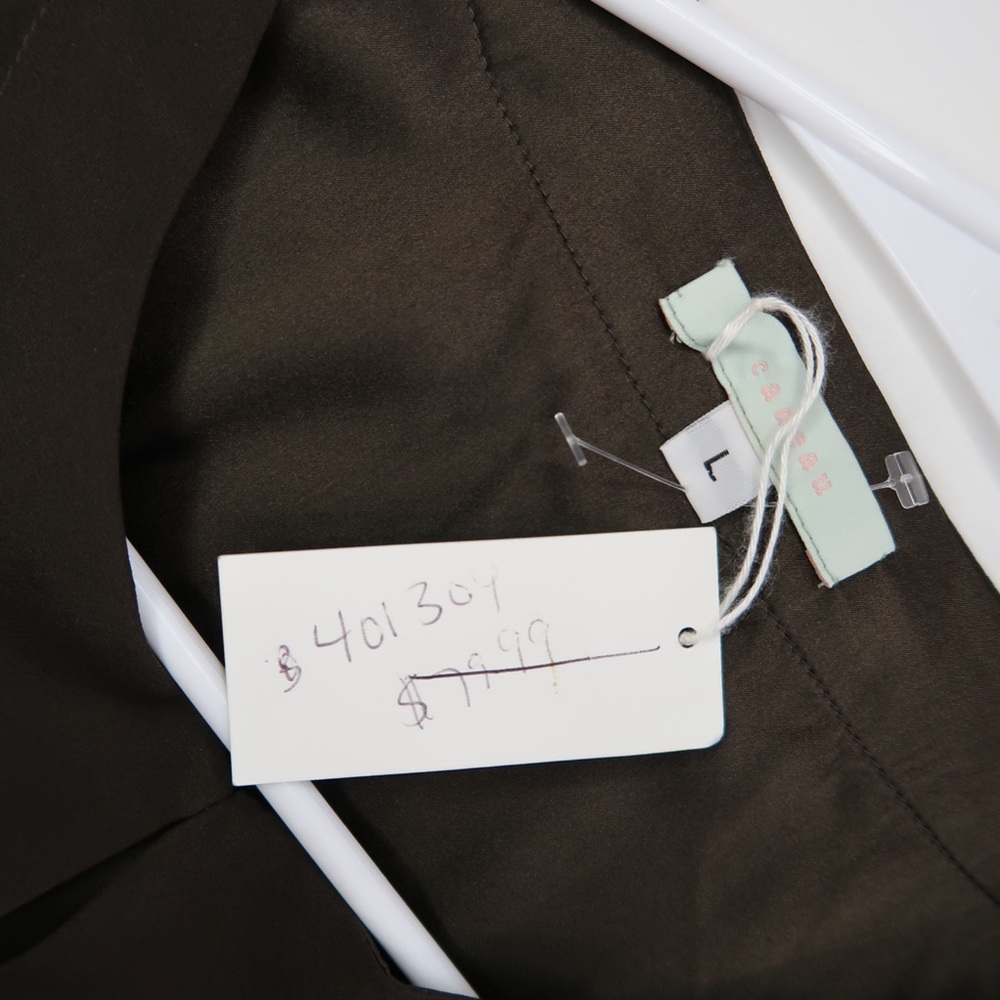 🔴 Cadeau Dark Brown Maternity Top - Picture 6 of 6